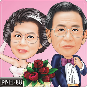 婚紗Q版雙人漫畫 PNH-88